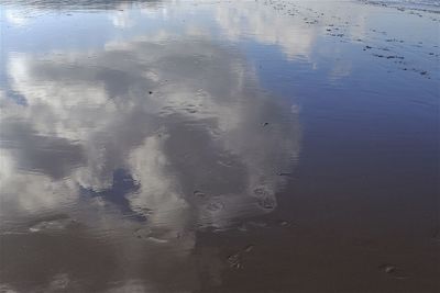 Full frame shot of wet window