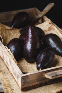 Close-up of fruits on table