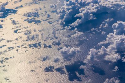 Full frame shot of clouds in sky