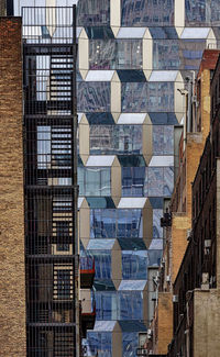 Low angle view of buildings in city