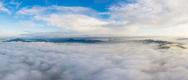 Scenic view of cloudscape against sky