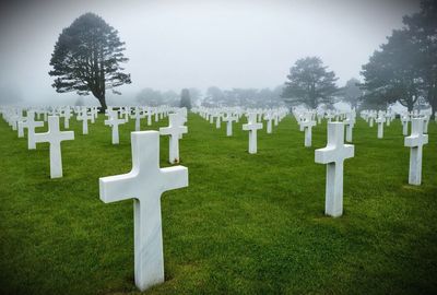 View of cemetery