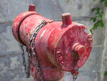 Close-up of fire hydrant