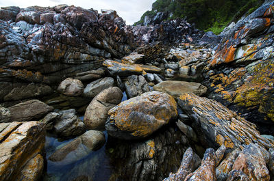 Rocks in water