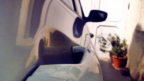 Close-up of car