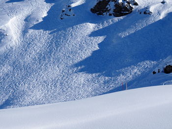 View of snow covered landscape