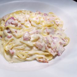 Close-up of pasta in plate