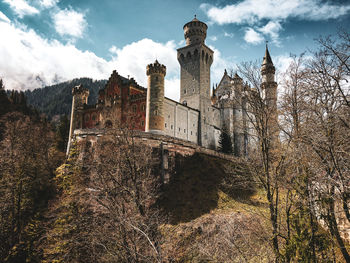 Low angle view of historical building against sky