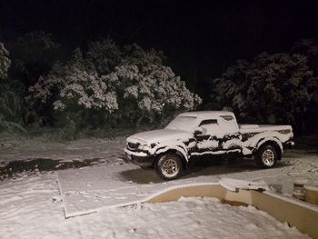 Car in winter