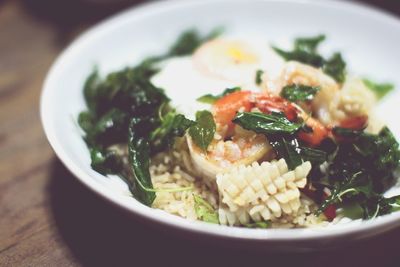 Close-up of salad in bowl