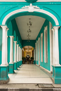 Corridor of building