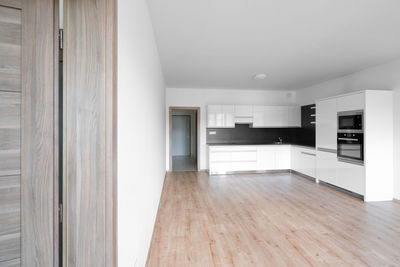 Empty interior of modern home