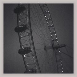 Low angle view of ferris wheel