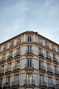 Low angle view of building against sky