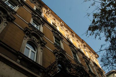 Low angle view of building against sky