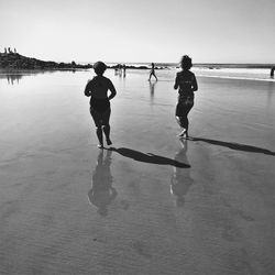 Man walking on footpath