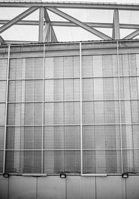 Low angle view of greenhouse