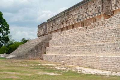 View of historic building against cloudy sky