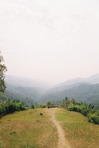 Scenic view of landscape against sky