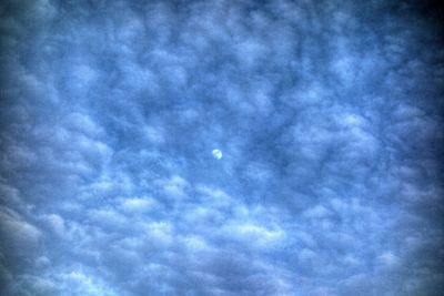 Low angle view of cloudy sky