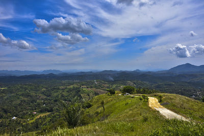 Scenic view of landscape against sky