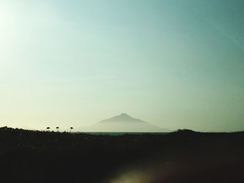 Scenic view of mountains