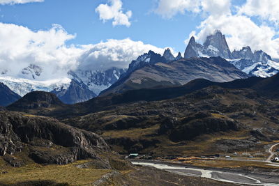 Fitz roy from the river 