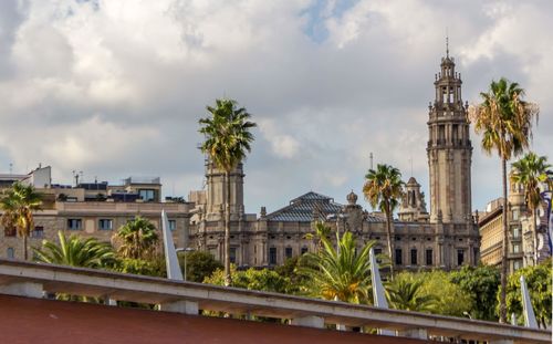 Panoramic view of buildings against sky