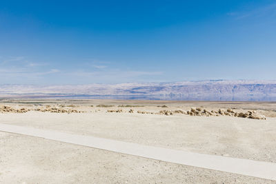 Scenic view of road against sky