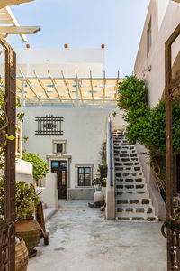Alley amidst buildings in town