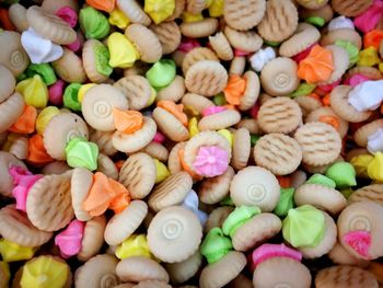 Colorful mini biscuits