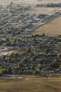 Aerial view of city