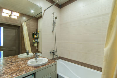 Interior of bathroom