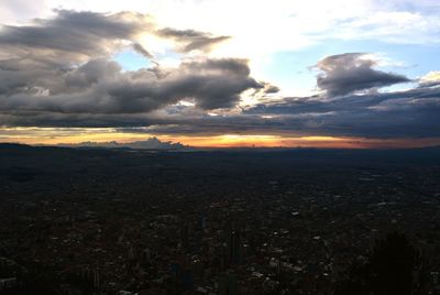 Cityscape at sunset