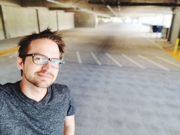 Portrait of young man