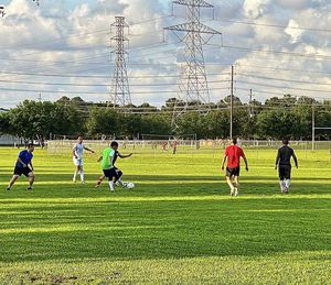 Group of people on field