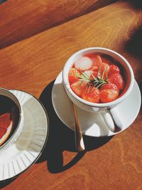 Strawberry tea