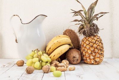 Fruits on table