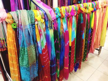 Full frame shot of colorful shop for sale