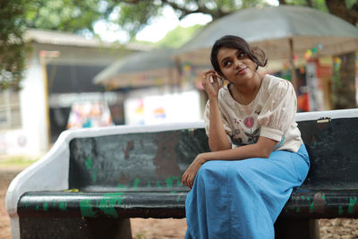 Young woman using mobile phone