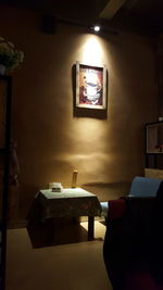 Illuminated information sign