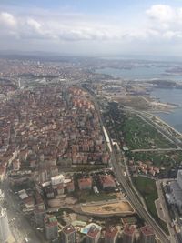 Aerial view of cityscape