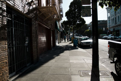 View of city street