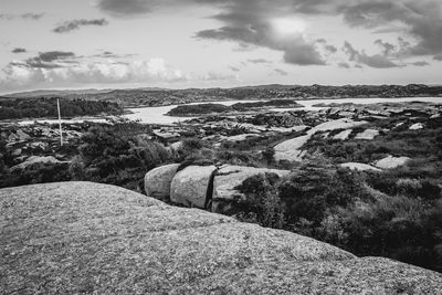 Scenic view of landscape against sky