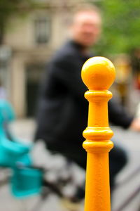 Close up of yellow flower