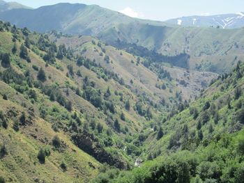 Scenic view of mountains