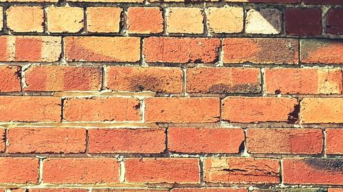 Full frame shot of brick wall