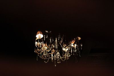 Illuminated lighting equipment at night