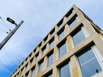 Low angle view of building against sky