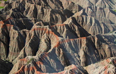 View of rock formations